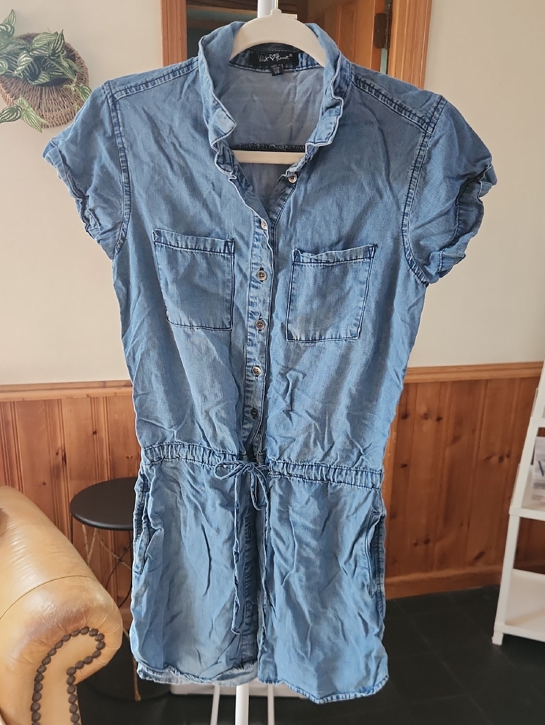 Velvet Heart Light Blue Denim Dress